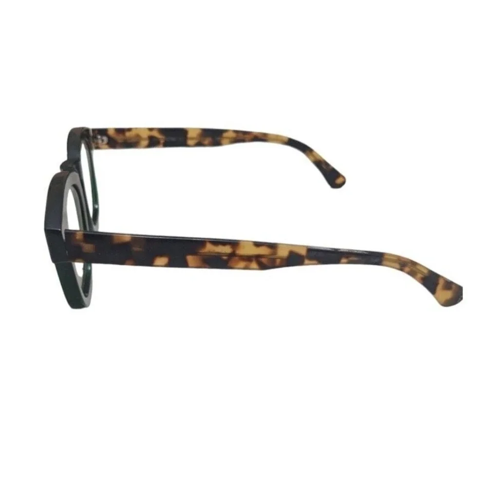 See Eyewear 1208‎ Eyeglasses FRAMES  Green Tortoise 47-24-145 72/126